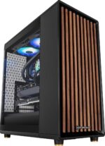 Wjcoolman Atx Gaming Computer Case Solid Wood Panel 7 Fans