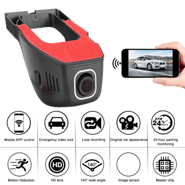 Wifi Car DVR Dash Camera Video Driving Recorder With 32gb