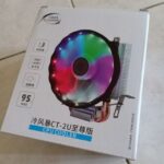 Cpu Cooler 4 Heat Pipes 90mm 3 Pin Lga 1200 115x Cooling Fan - Image 3