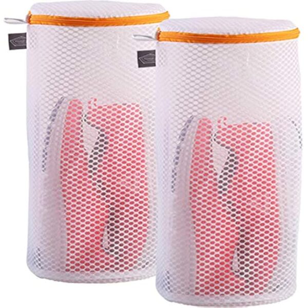 Shoes Wash Bags,Sneaker Mesh Washing Bag 7 X 15 Inch 2pack
