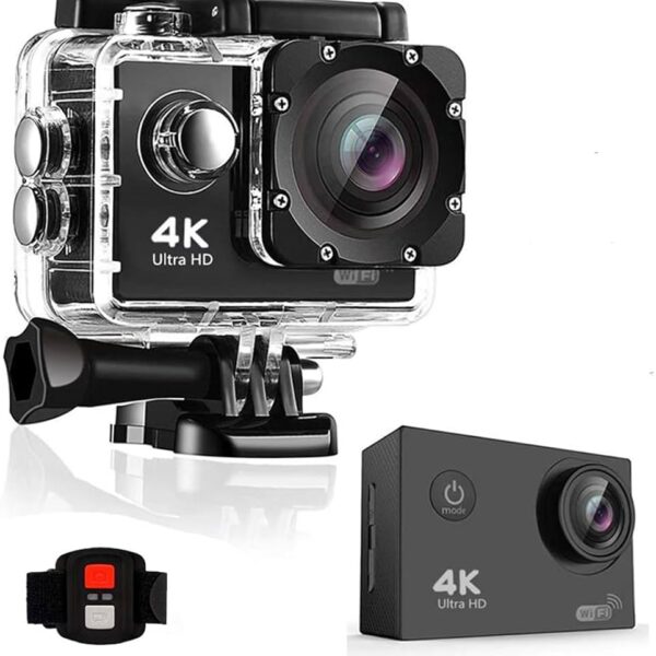 BSLVWG Action Camera 20mp Wifi 30m Waterproof