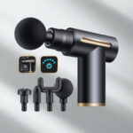 6 Speeds Massage Gun, Cordless Handheld Deep Tissue Muscle