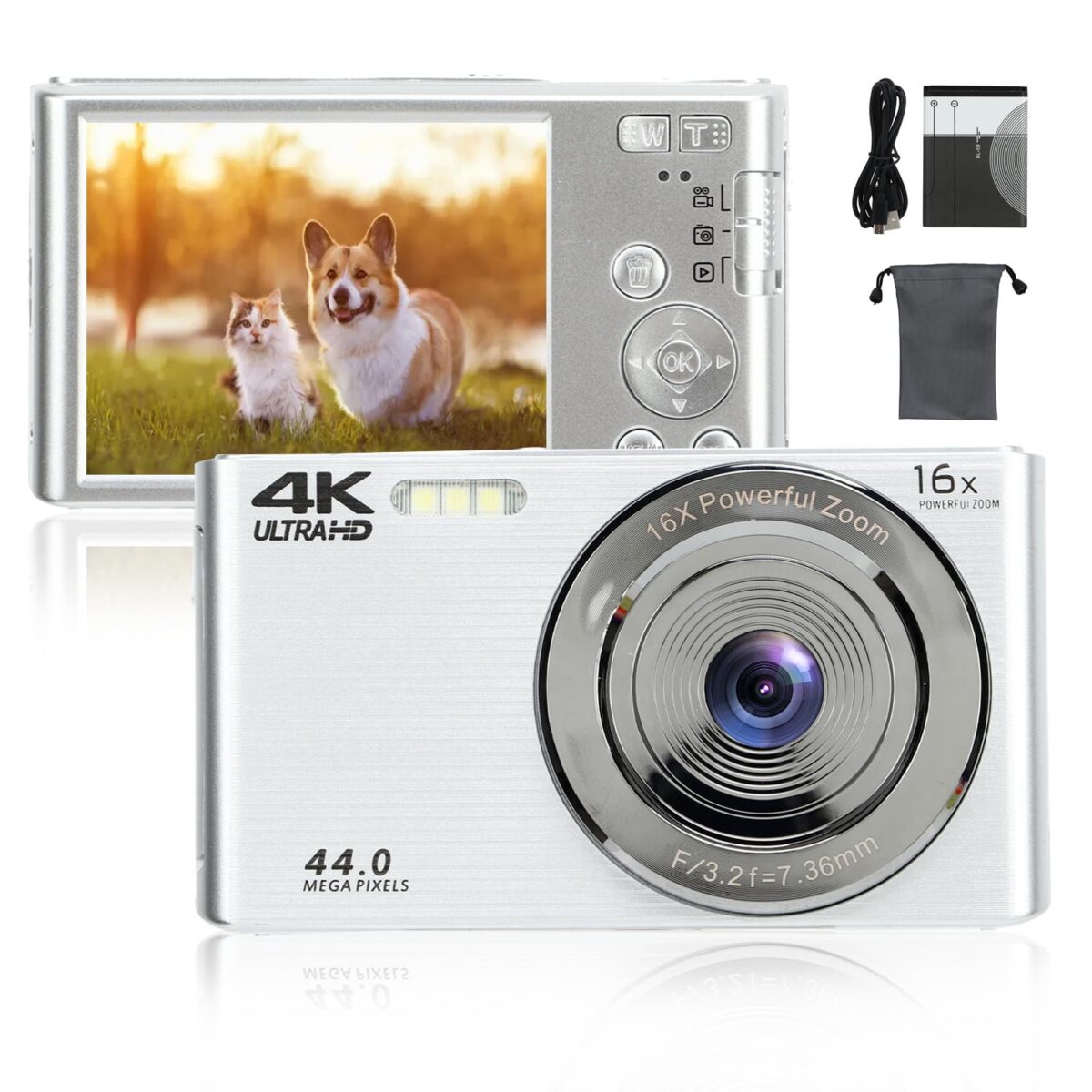 Digital Camera 44mp 16x Digital Zoom 2.8 Inch Hd Screen - Image 1