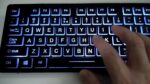 Wired White Backlit Usb Keyboard - Large Print Letters