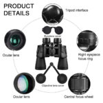 Ronhan Binoculars For Adults High Powered Military Compact Hd 20x50 - Image 2
